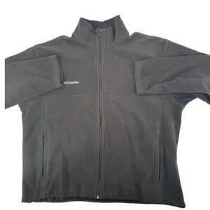 Columbia‎ Fleece Jacket Full Zip Black Mens XL Sportswear Company Outdoor